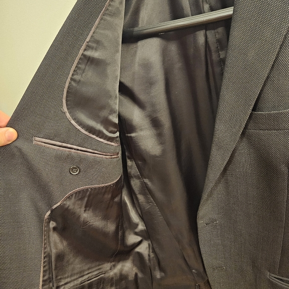 Black with white dot 40R Blazer - Picture 4 of 11